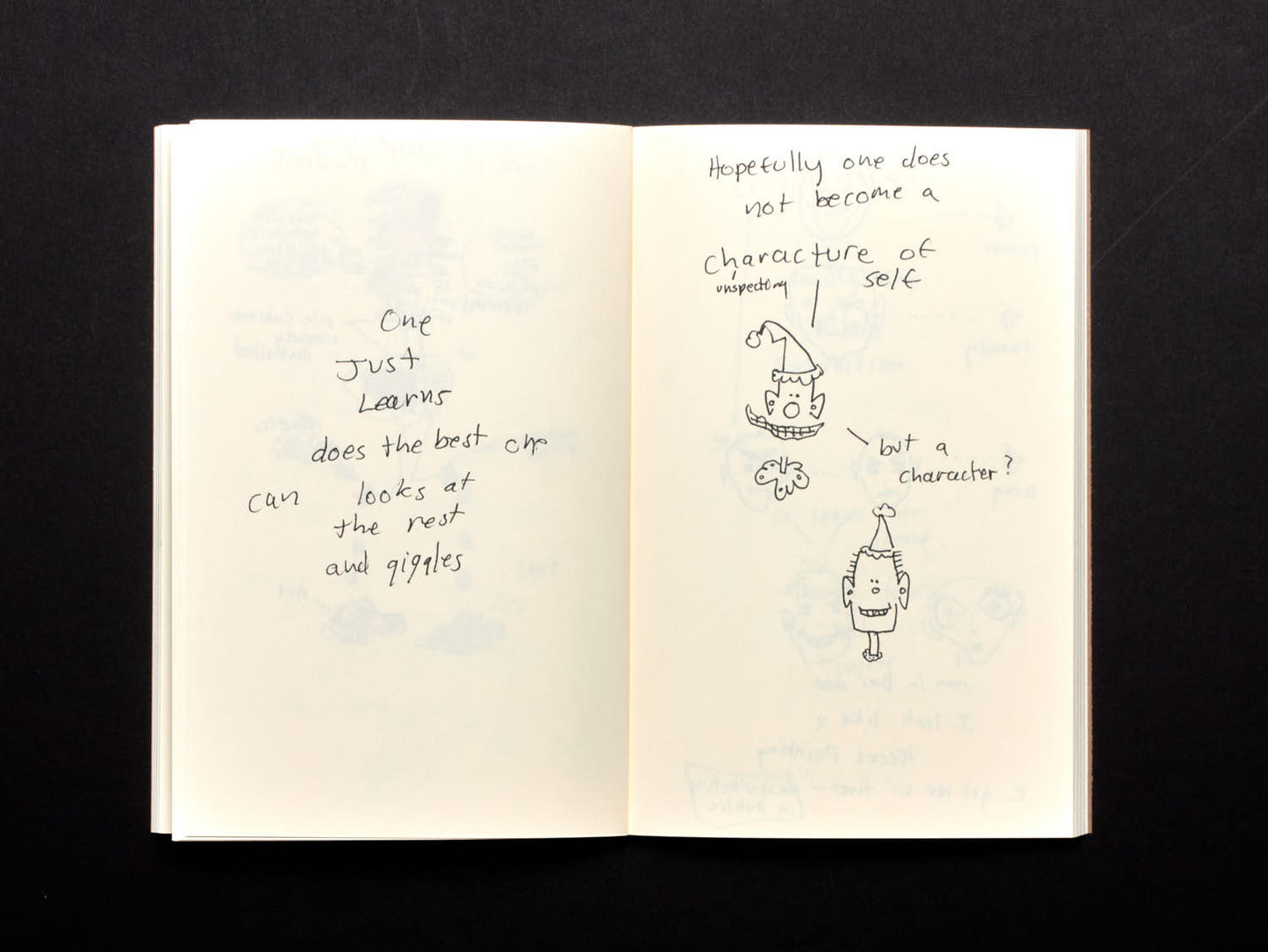 Greer Lankton, Sketchbook, September 1977