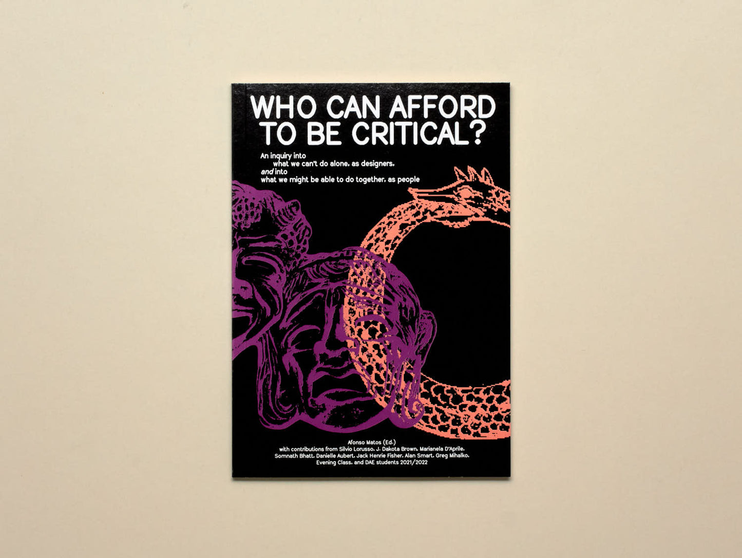 Afonso Matos, Who can Afford to be Critical?