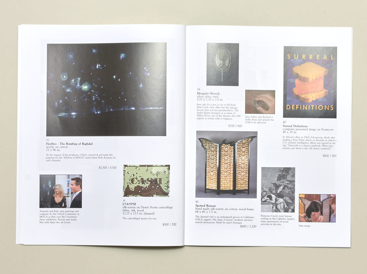 Mel Chin and Helen Nagge, Primetime Contemporary Art: Art by the GALA Committee as Seen on Melrose Place