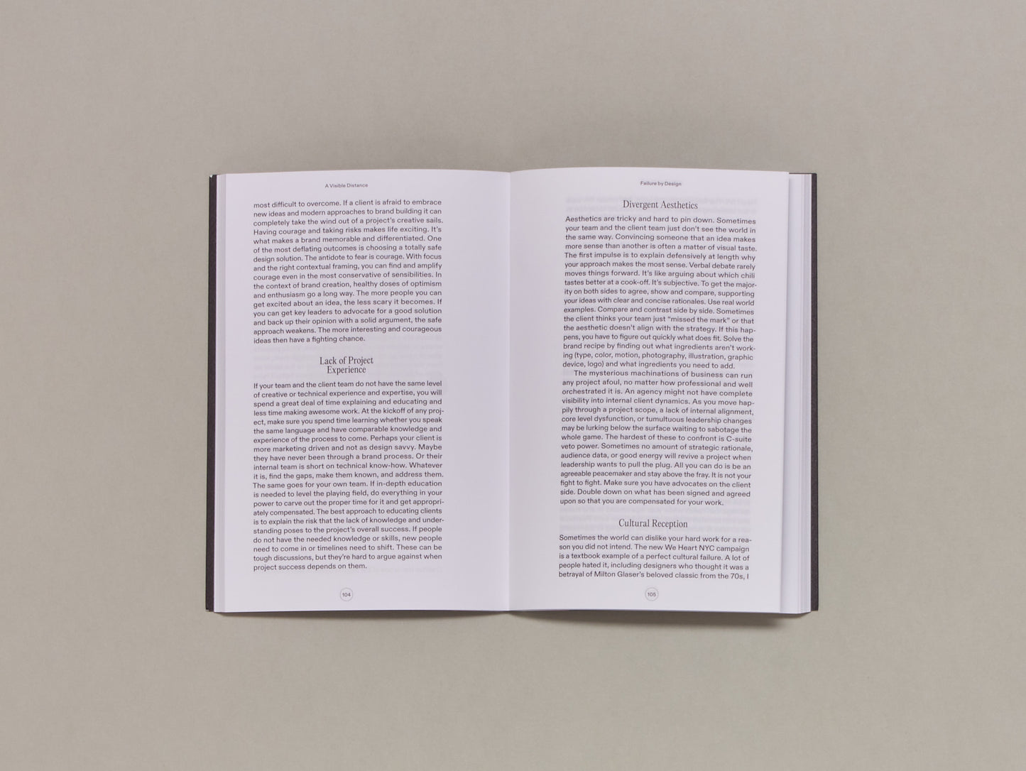 Matt Owens, A Visible Distance: Craft, Creativity, and the Business of Design