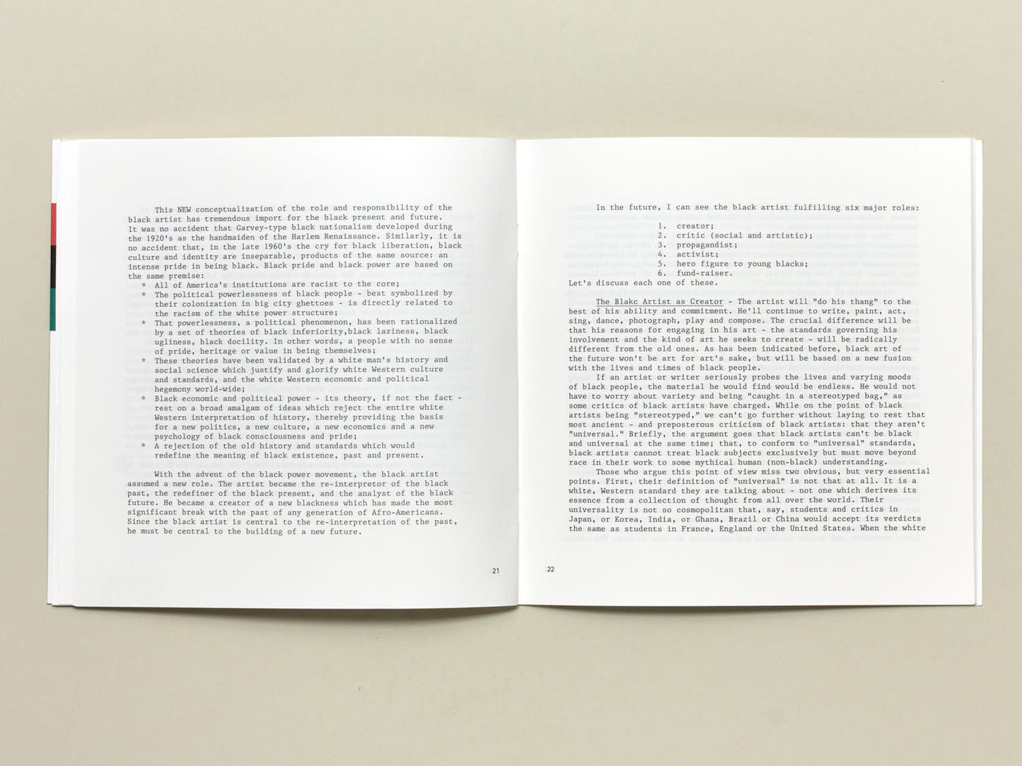 Tom Lloyd, (Ed.), Black Art Notes