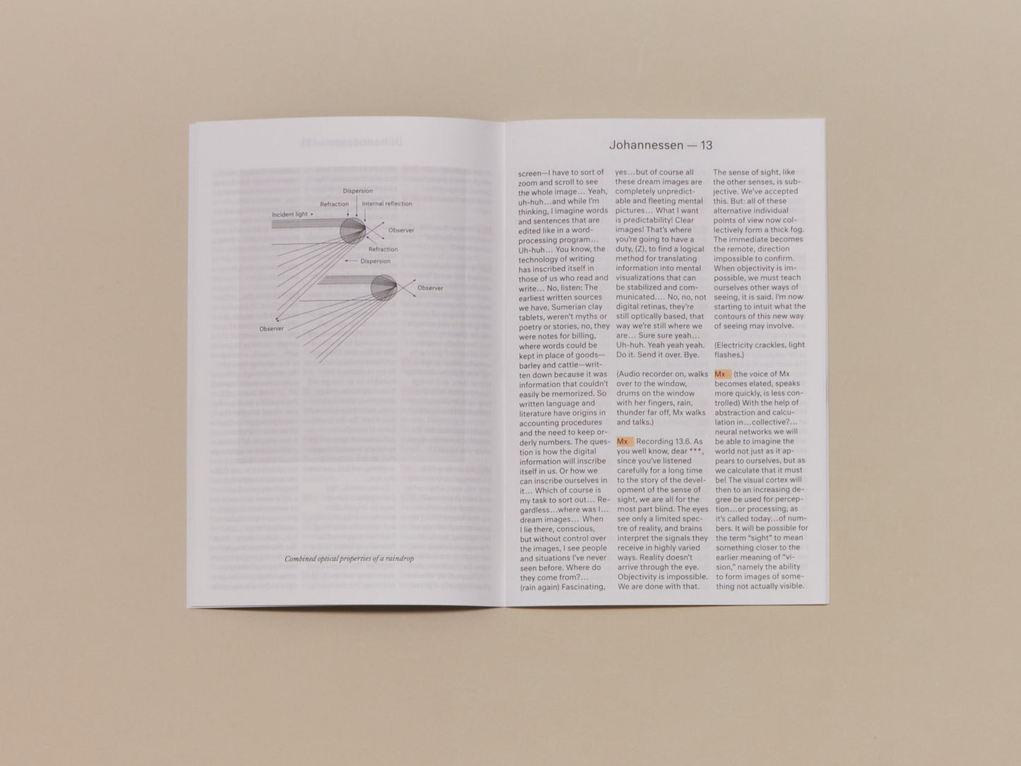 Toril Johannessen, Supplement 3: The Invention and Conclusion of the Eye