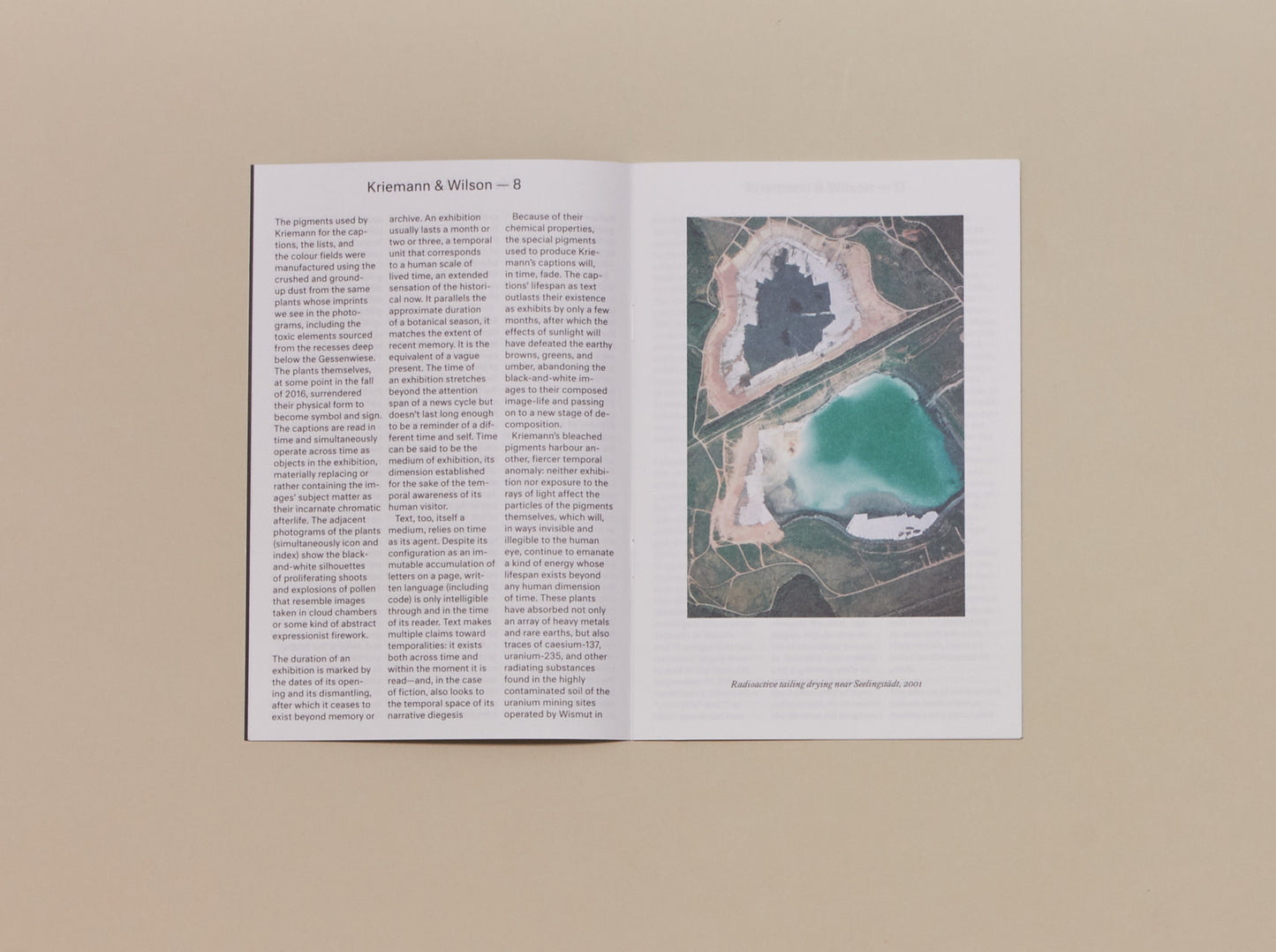 Susanne Kriemann and Eva Wilson, Supplement 2: Exclusion Zones