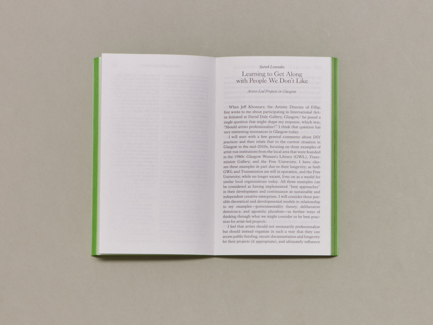 Jeff Khonsary and Antonia Pinter Eds., Folio E: Institutions by Artists Volume 2