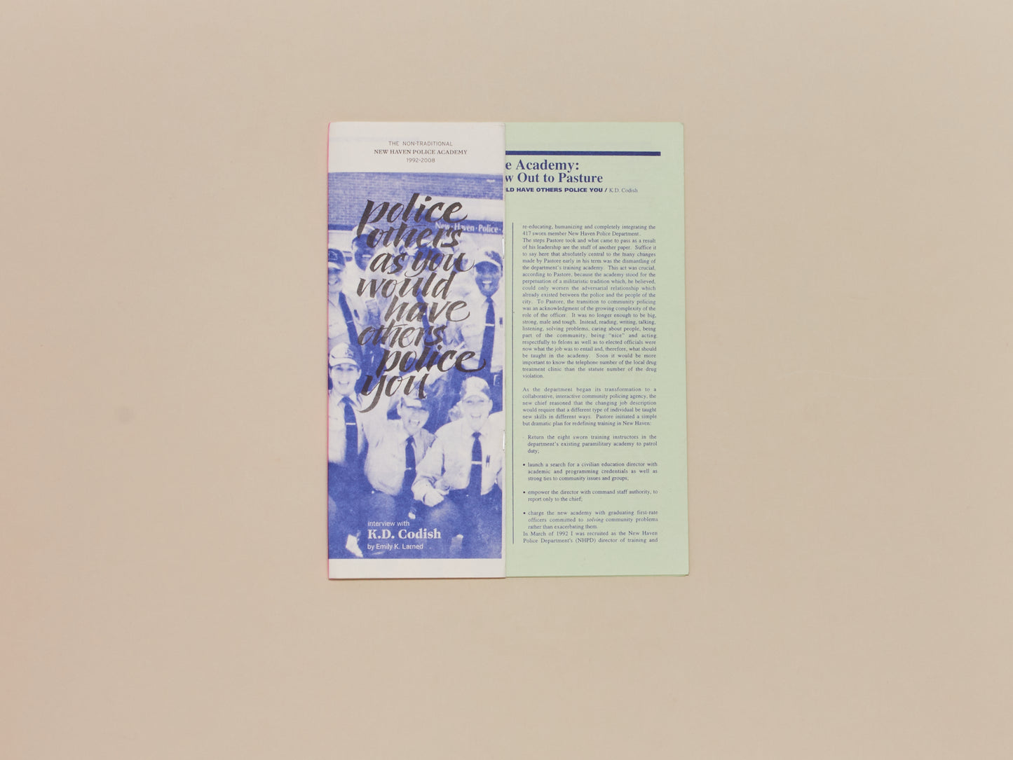 Efemmera Reissue #4: Police Others As You Would Have Others Police You + Sacred Cow)