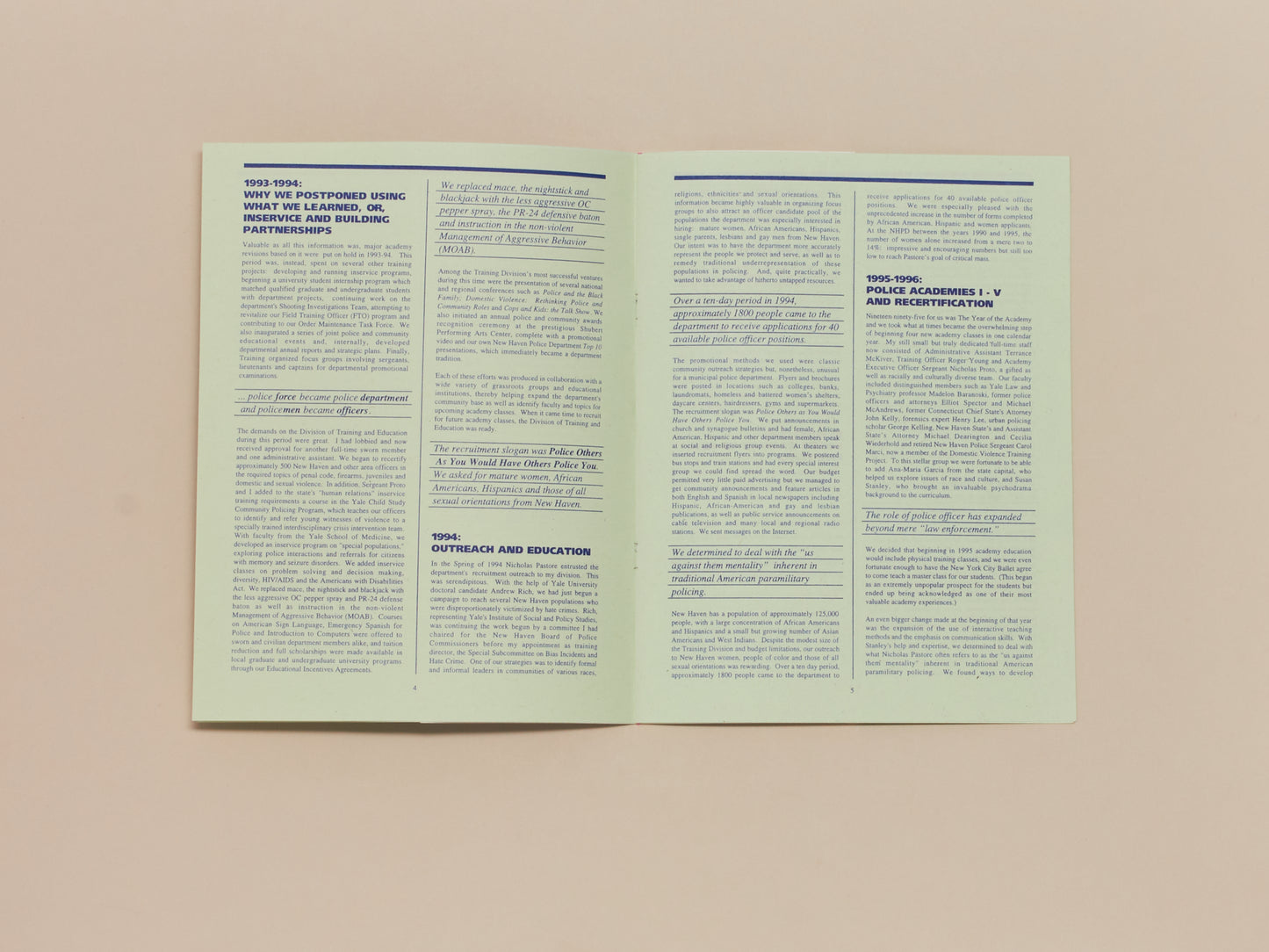 Efemmera Reissue #4: Police Others As You Would Have Others Police You + Sacred Cow)