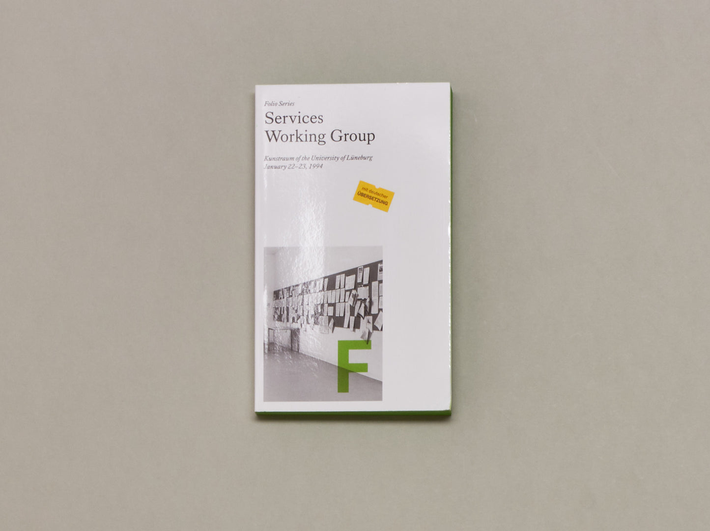 Eric Golo Stone Ed., Folio F: Services Working Group
