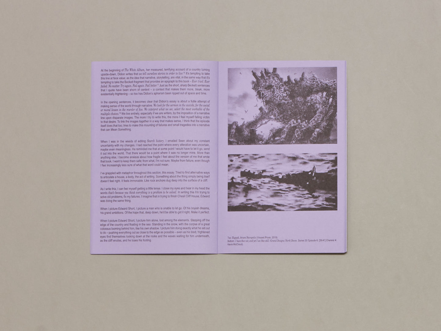 Sam Moore, A Series of Attempts #2, Chesil Cliff House and other failures