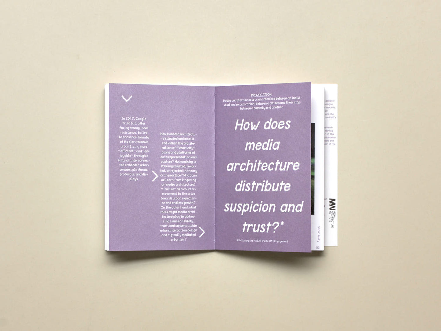Ian Callender, Annie Dell'Aria (Eds.), Provocations on Media Architecture