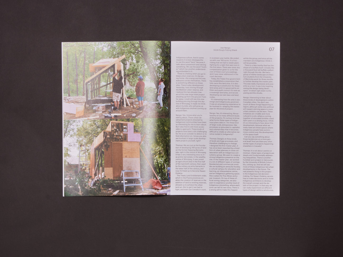 Jenifer Papararo (Ed.), Supplement 7: Uncle Doug’s Fishing Shack