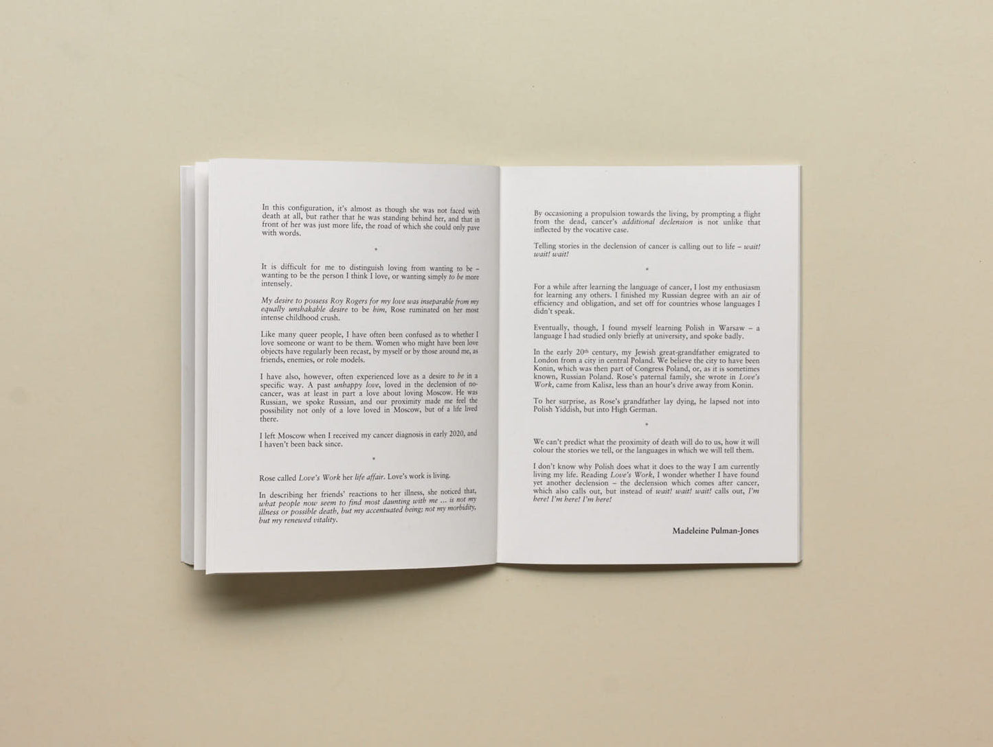 Various, Responses to Love's Work (1995) by Gillian Rose