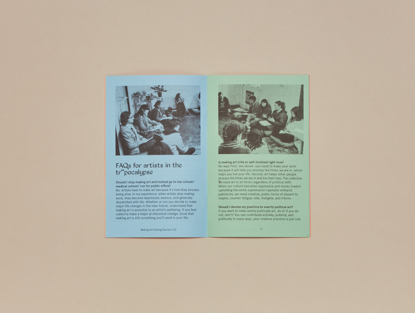 Beth Pickens, Making Art During Fascism