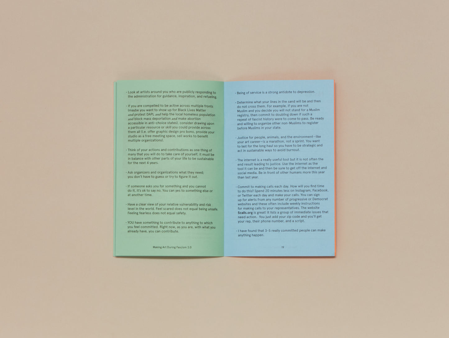 Beth Pickens, Making Art During Fascism