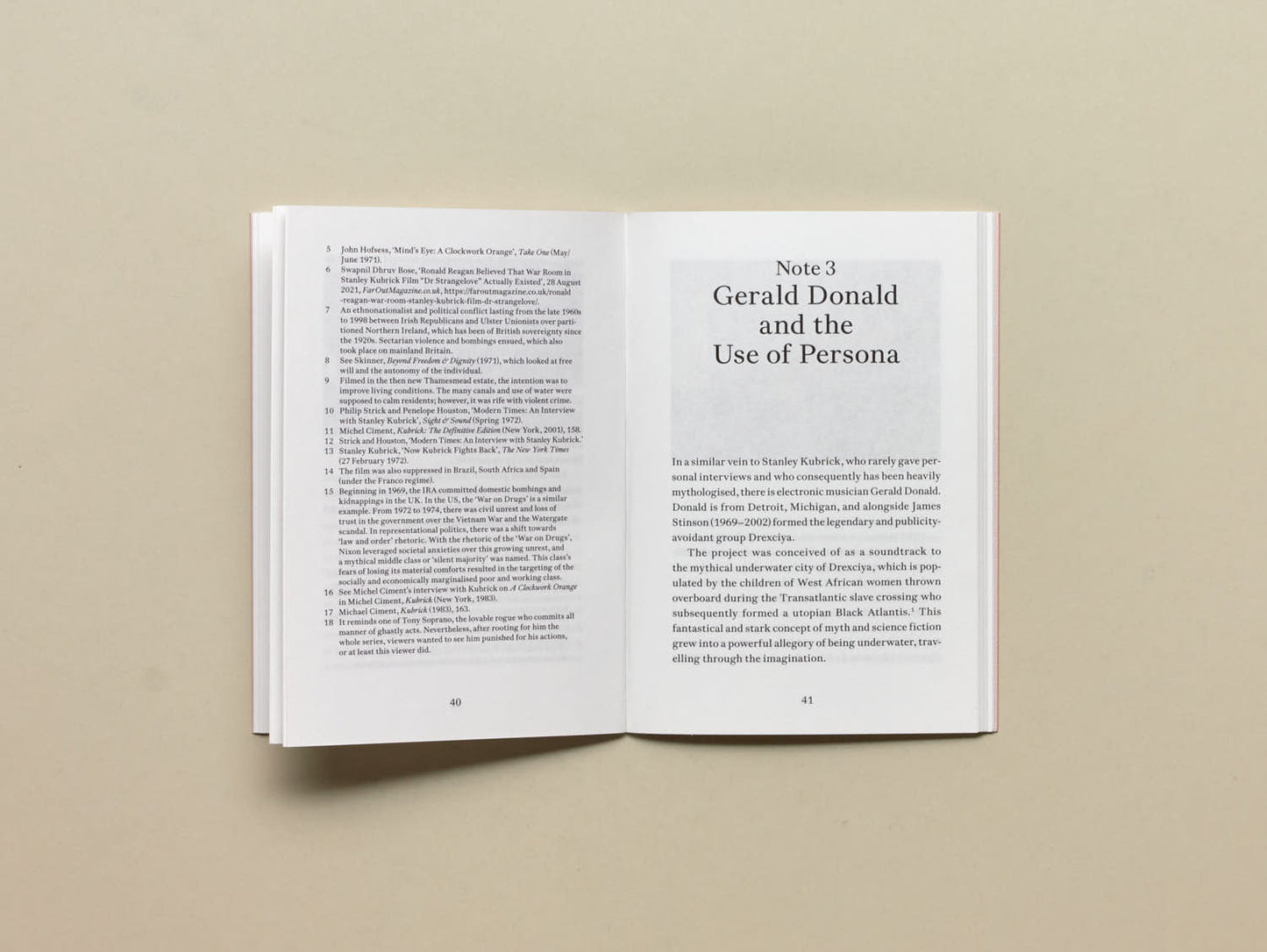 Steven Warwick, Notes on Evil