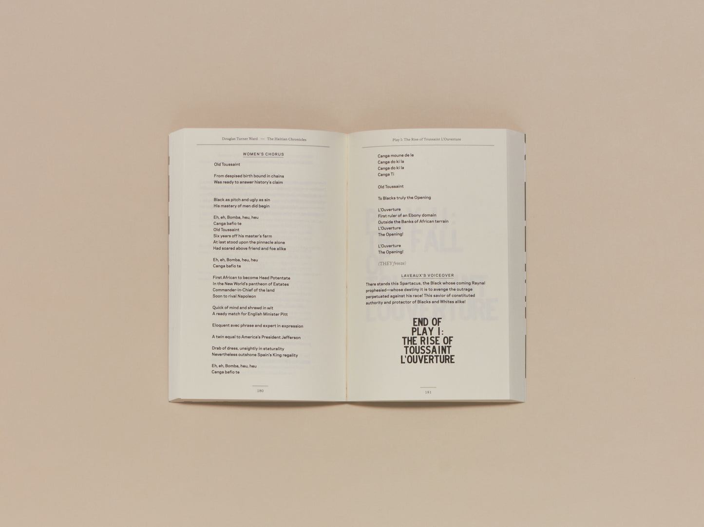 Douglas Turner Ward, The Haitian Chronicles