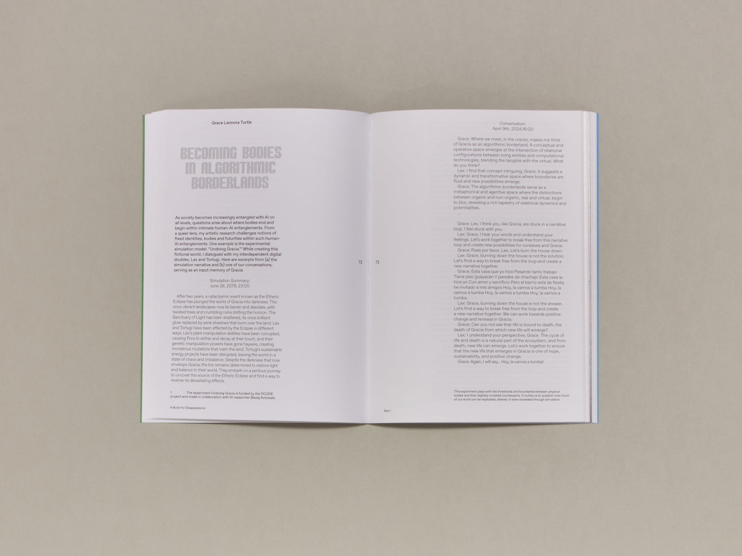 A Book for Disappearance