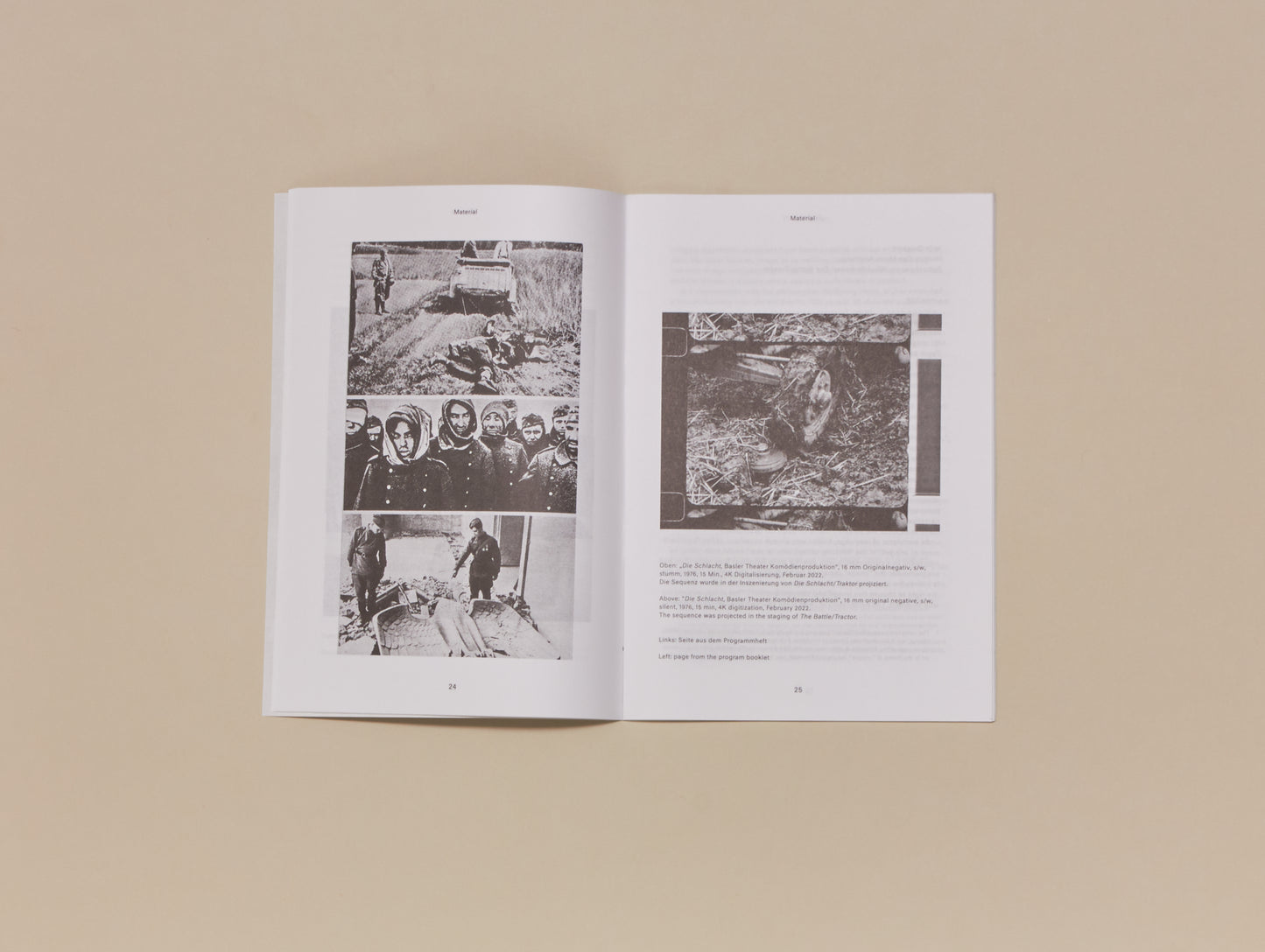 Harun Farocki & Hanns Zischler, Heiner Müller: The Battle/Tractor