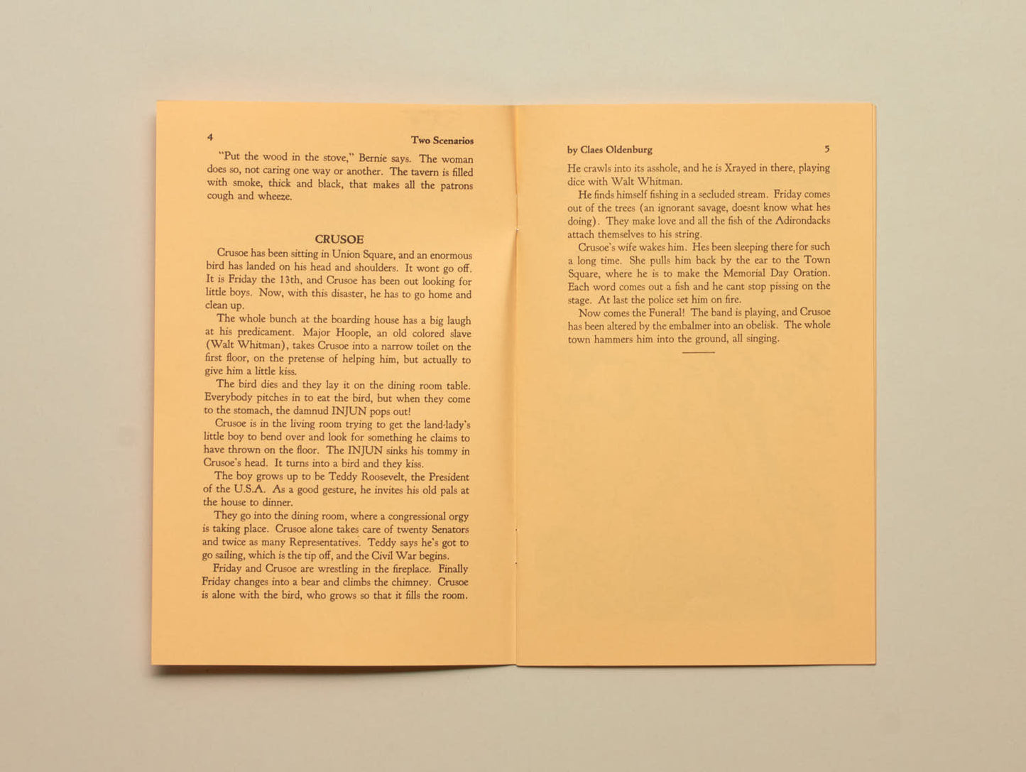 Claes Oldenburg, Great Bear Pamphlet Series: Injun & Other Histories (1960)