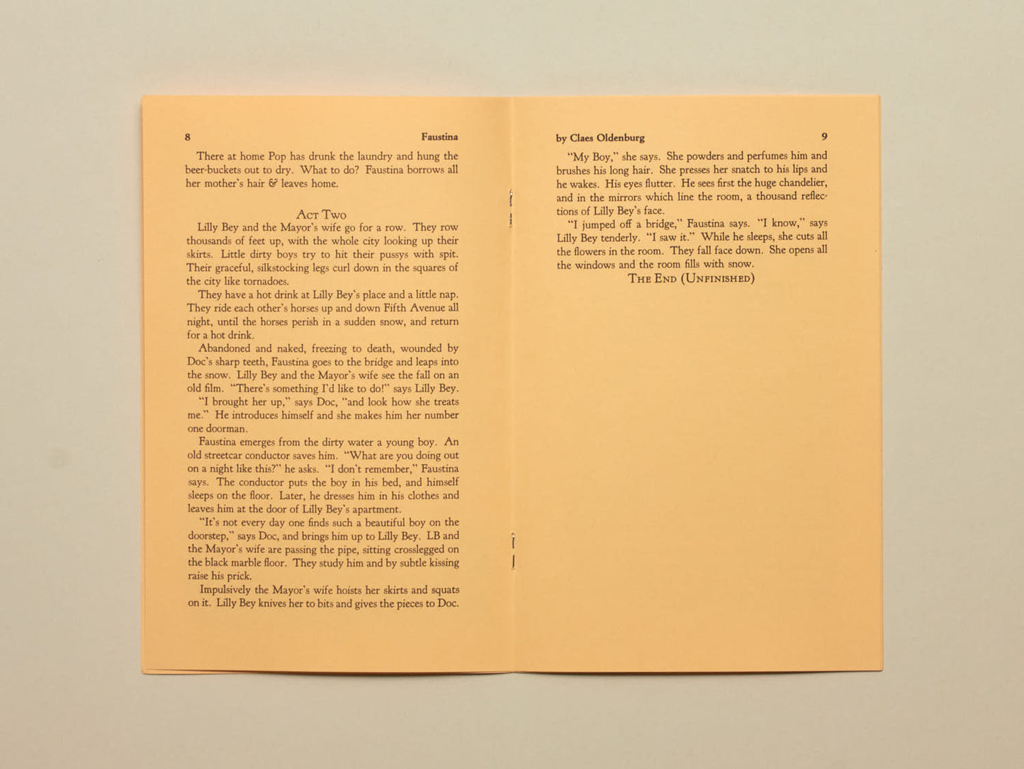 Claes Oldenburg, Great Bear Pamphlet Series: Injun & Other Histories (1960)