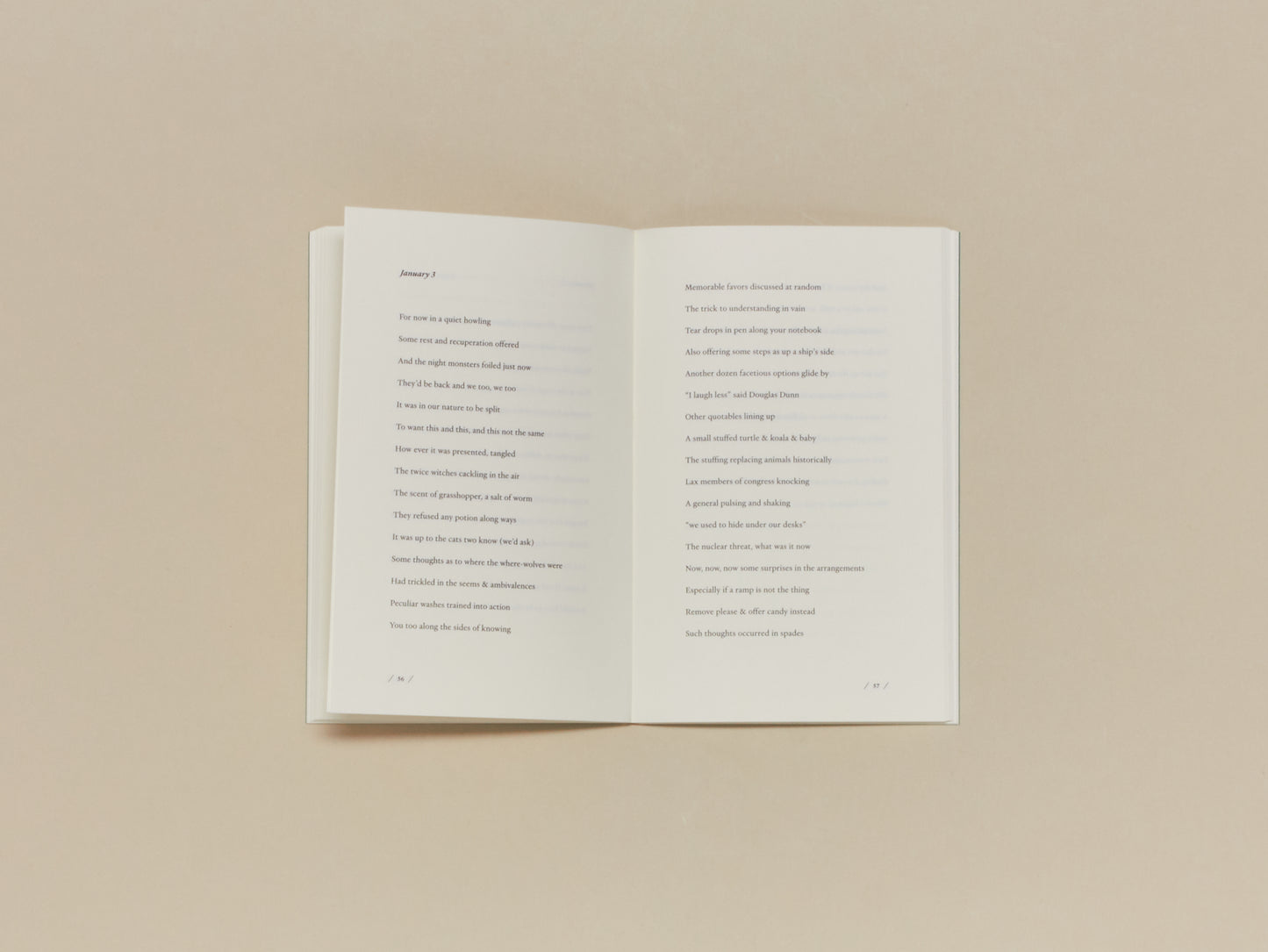 Sarah Riggs, Lines