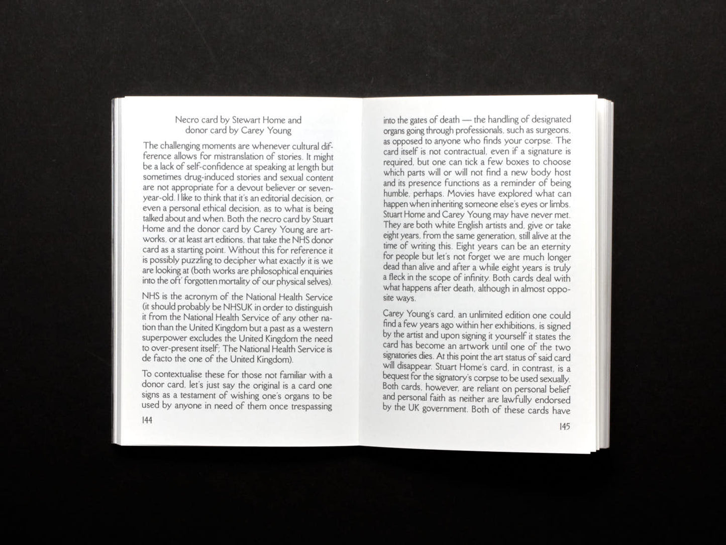 Charlotte York, The Knife