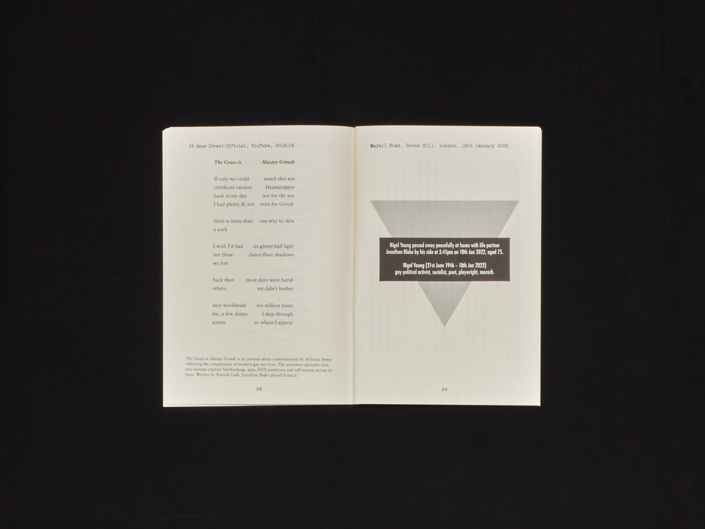 Simon Maddrell, Patient L1