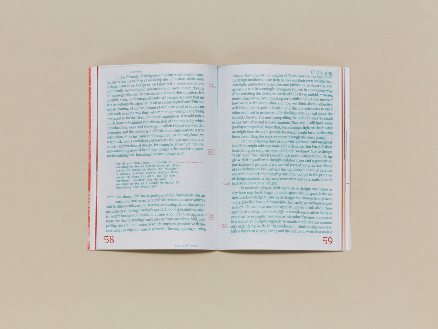 Nida Abdullah, Chris Lee, Xinyi Li (Eds.), Through Witnessing: Threading the critiquing, making, teaching of design