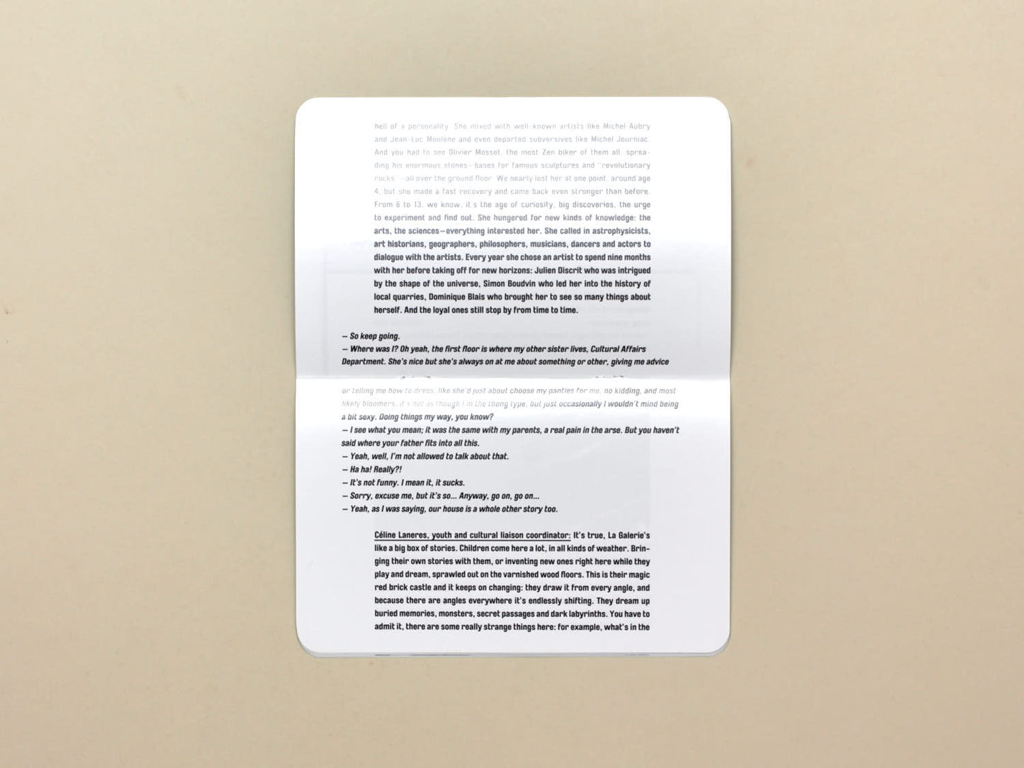 Lætitia Paviani, I am La Galerie, you are La Galerie