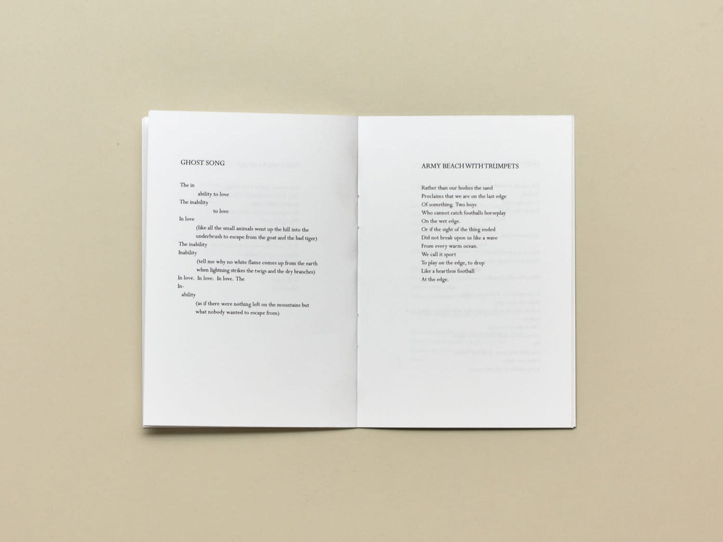 Jack Spicer, A Book of Music (1958)