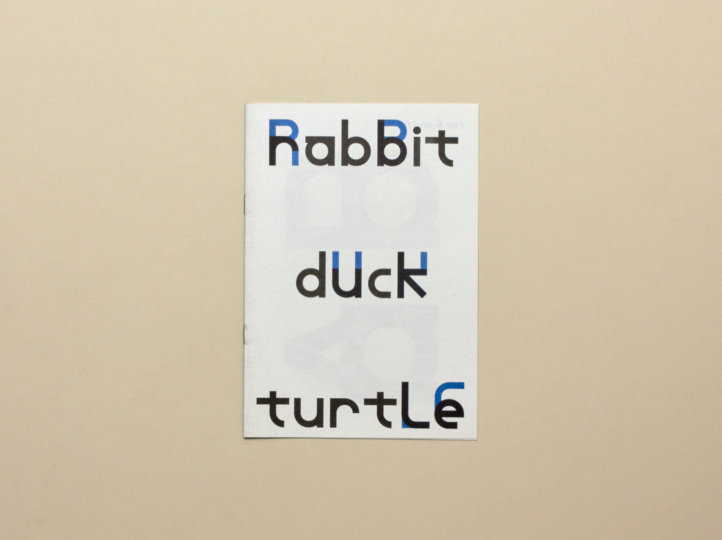 Radim Pesko, No.29 Rabbit Duck Turtle