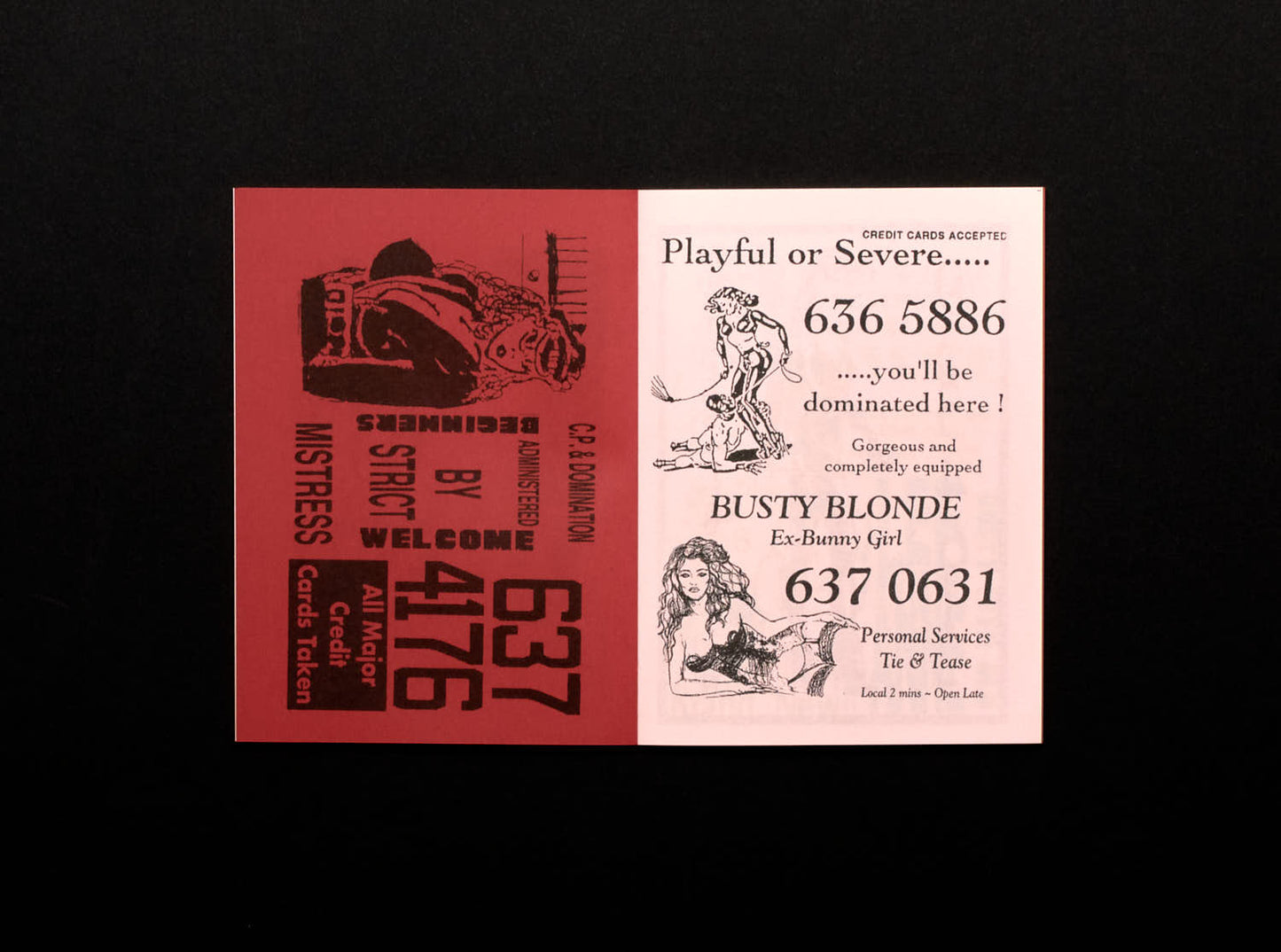 KFAXXX: Calling Cards From London