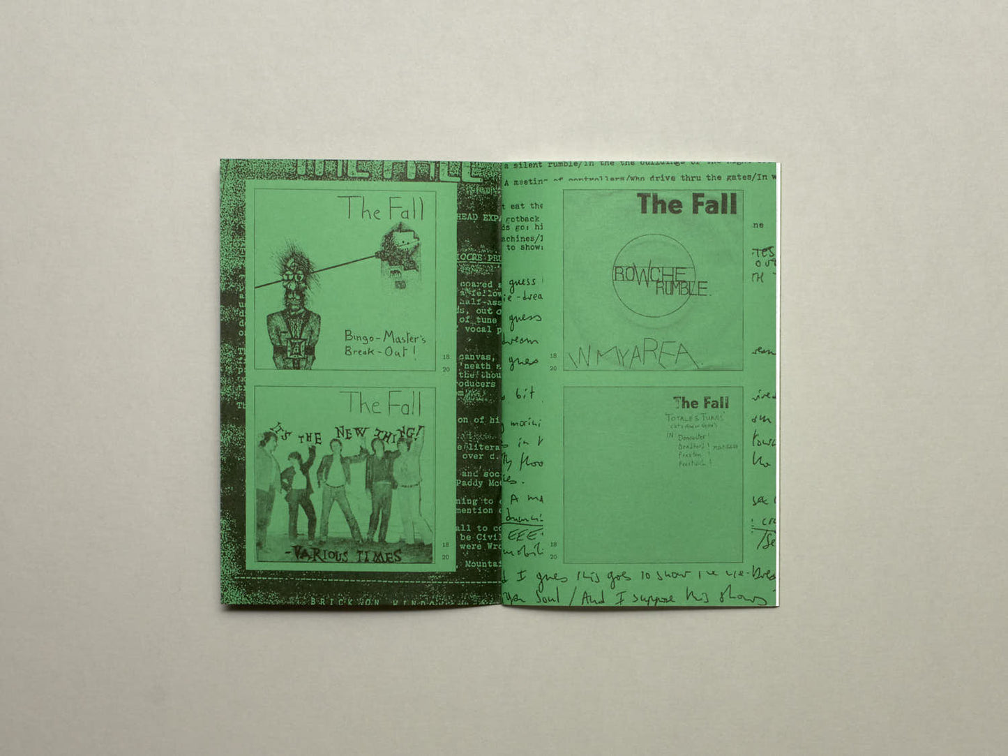 Paul Wilson, Language Scraps 02 - Mark E. Smith’s Handwriting and the Typography of The Fall