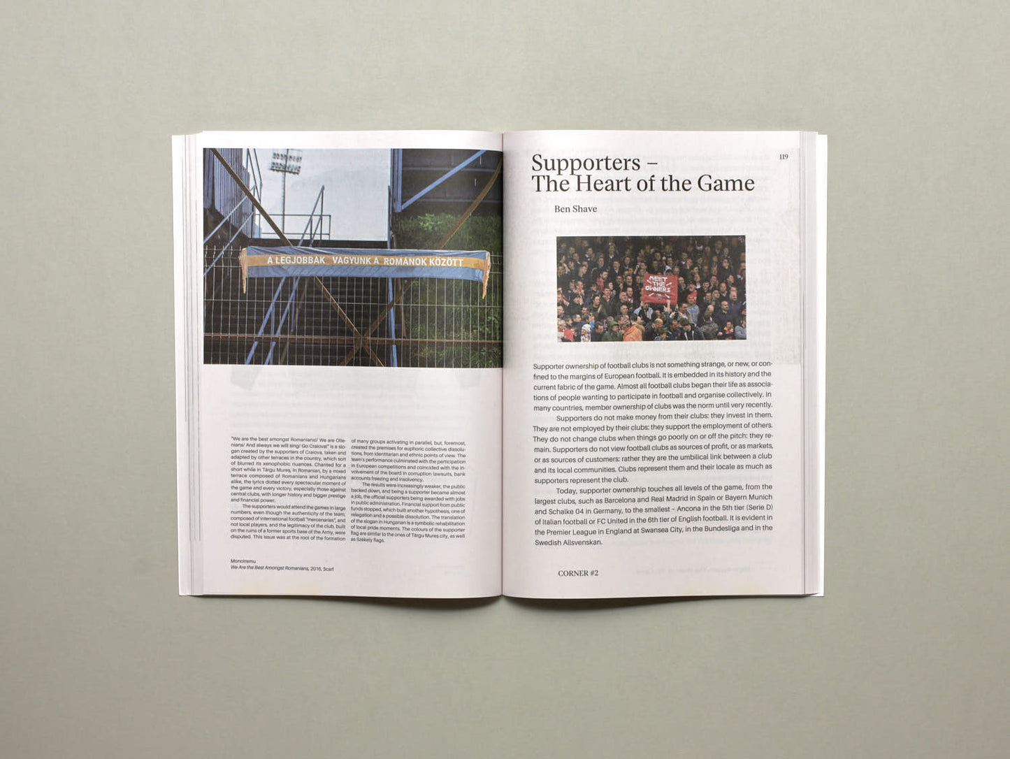 CORNER: FOOTBALL+SOCIETY VOL.1