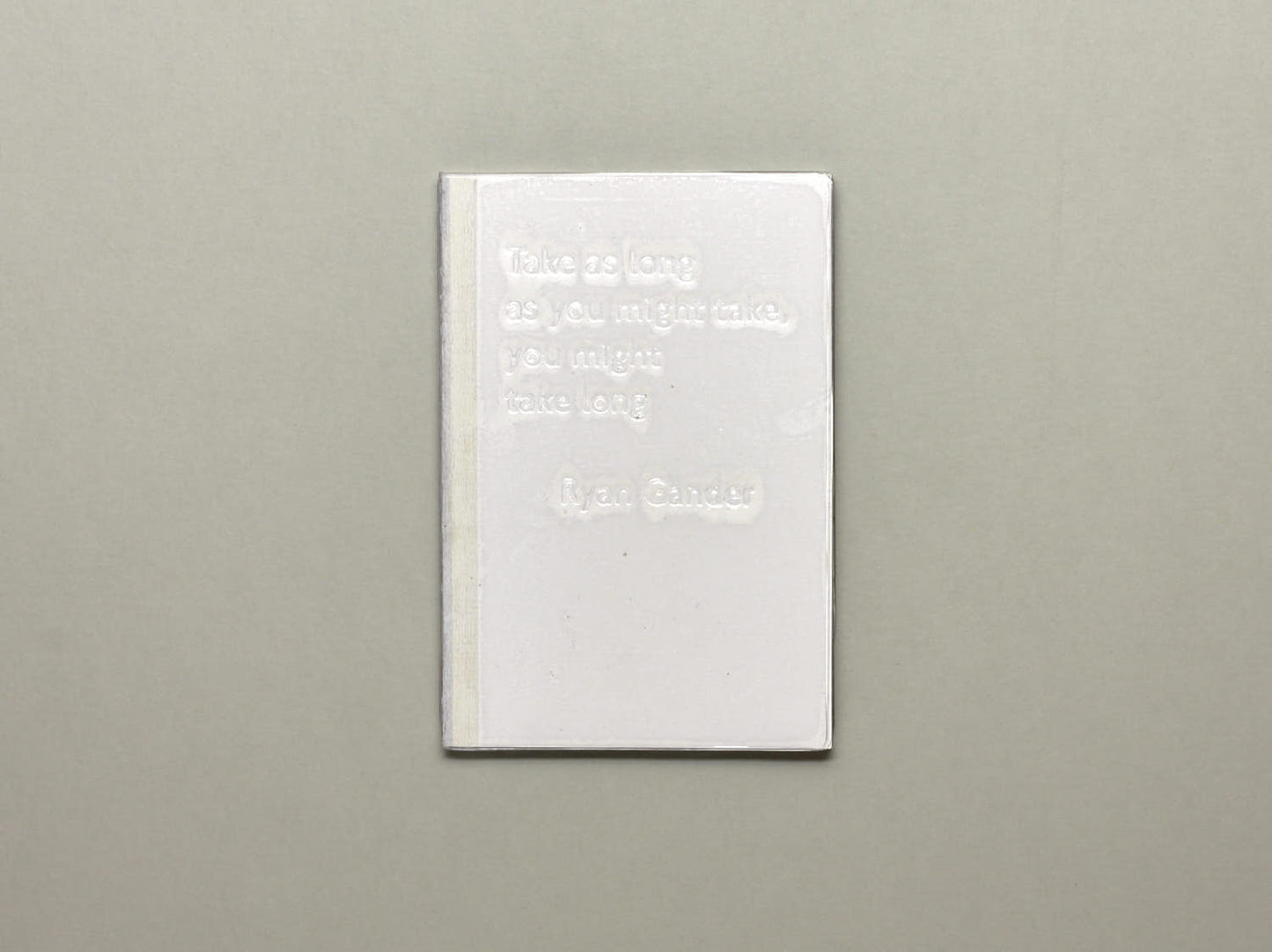 Ryan Gander, Take as long as you might take, you might take long