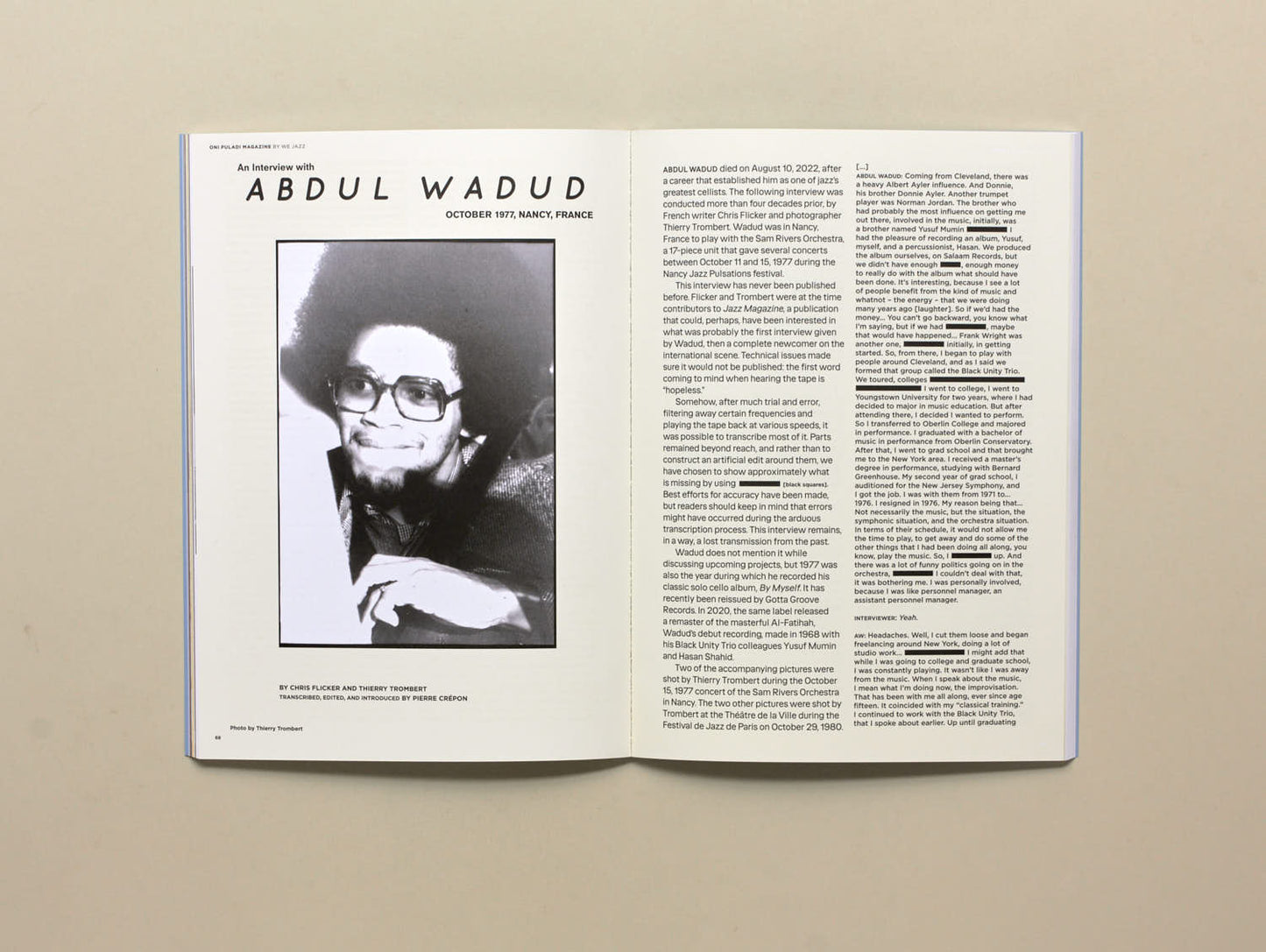 We Jazz Issue 11 Oni Puladi