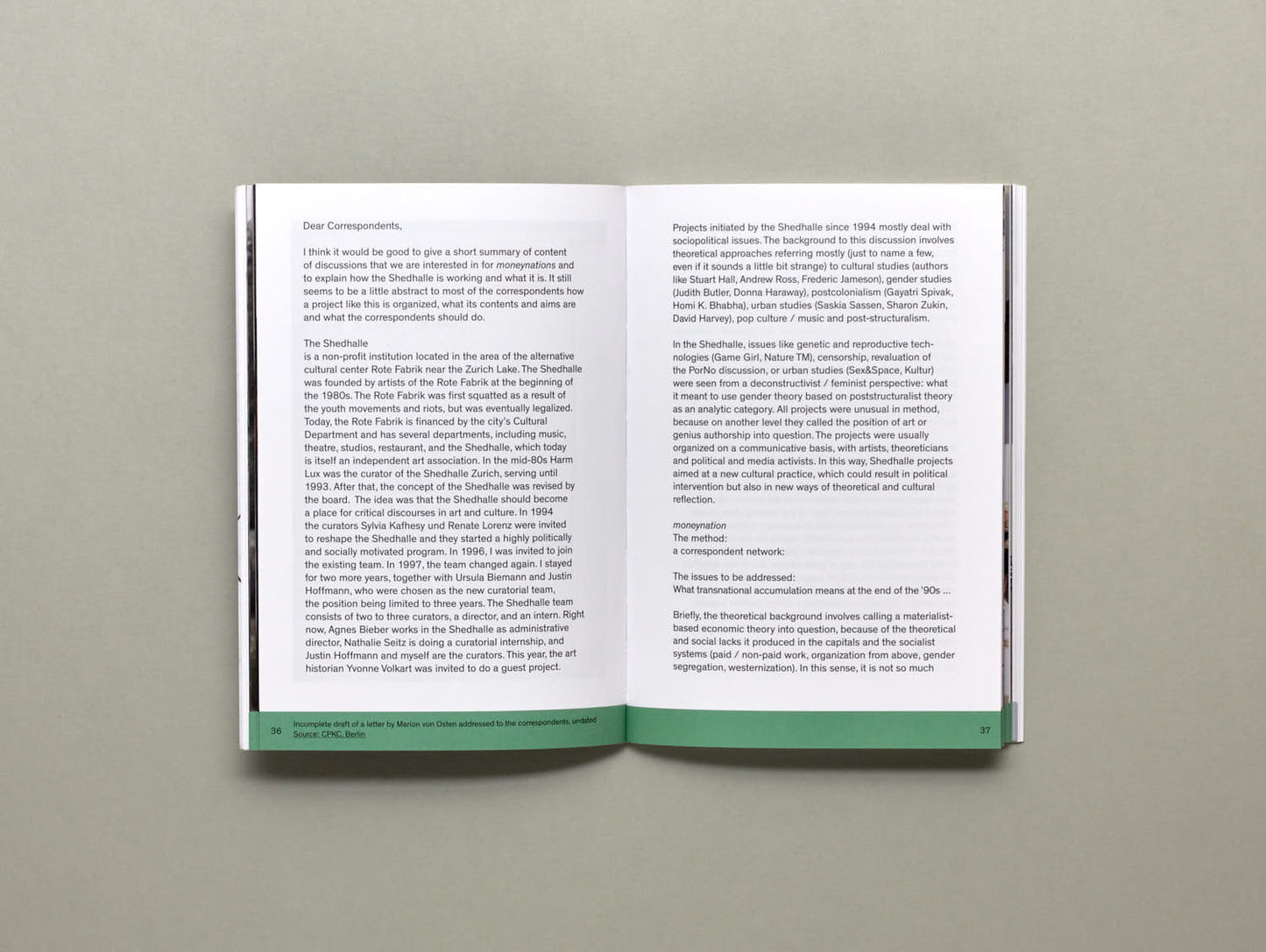 Material Marion von Osten 1: MoneyNations, Lucie Kolb, Jonas von Lenthe, Max Stocklosa (Eds.)