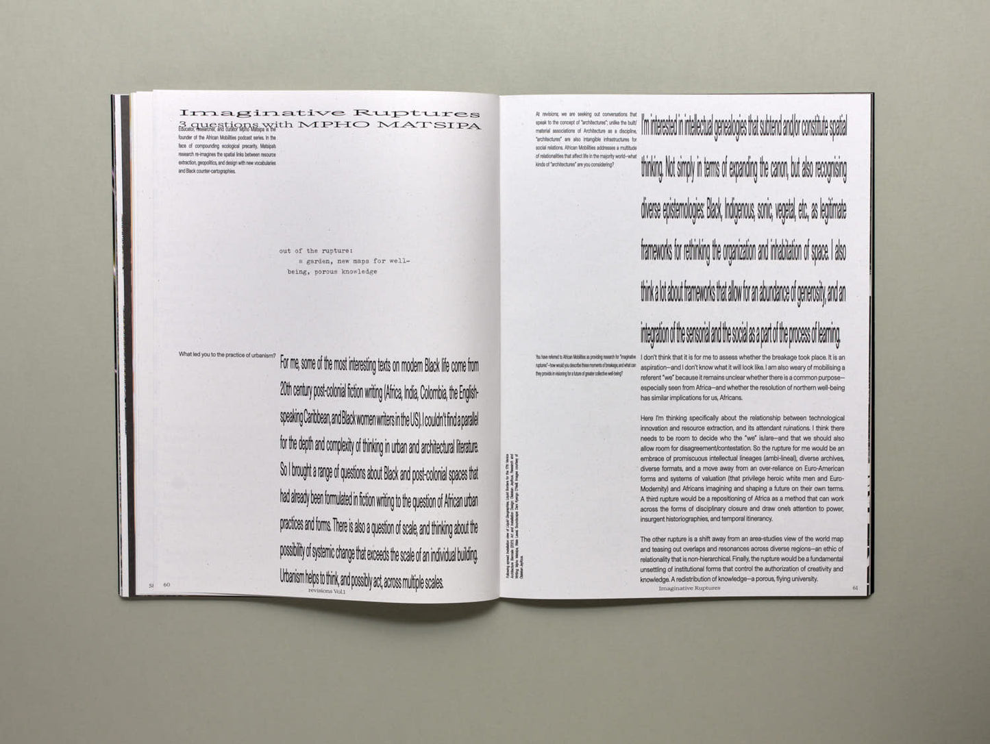 revisions: Vol. 1
