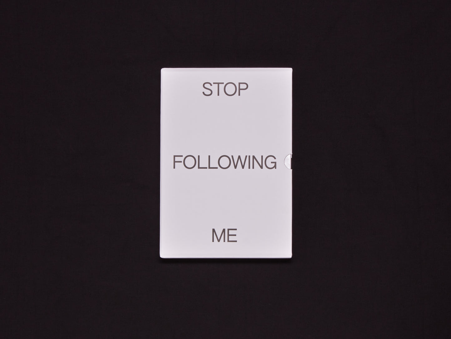 David Luraschi, Stop Following Me