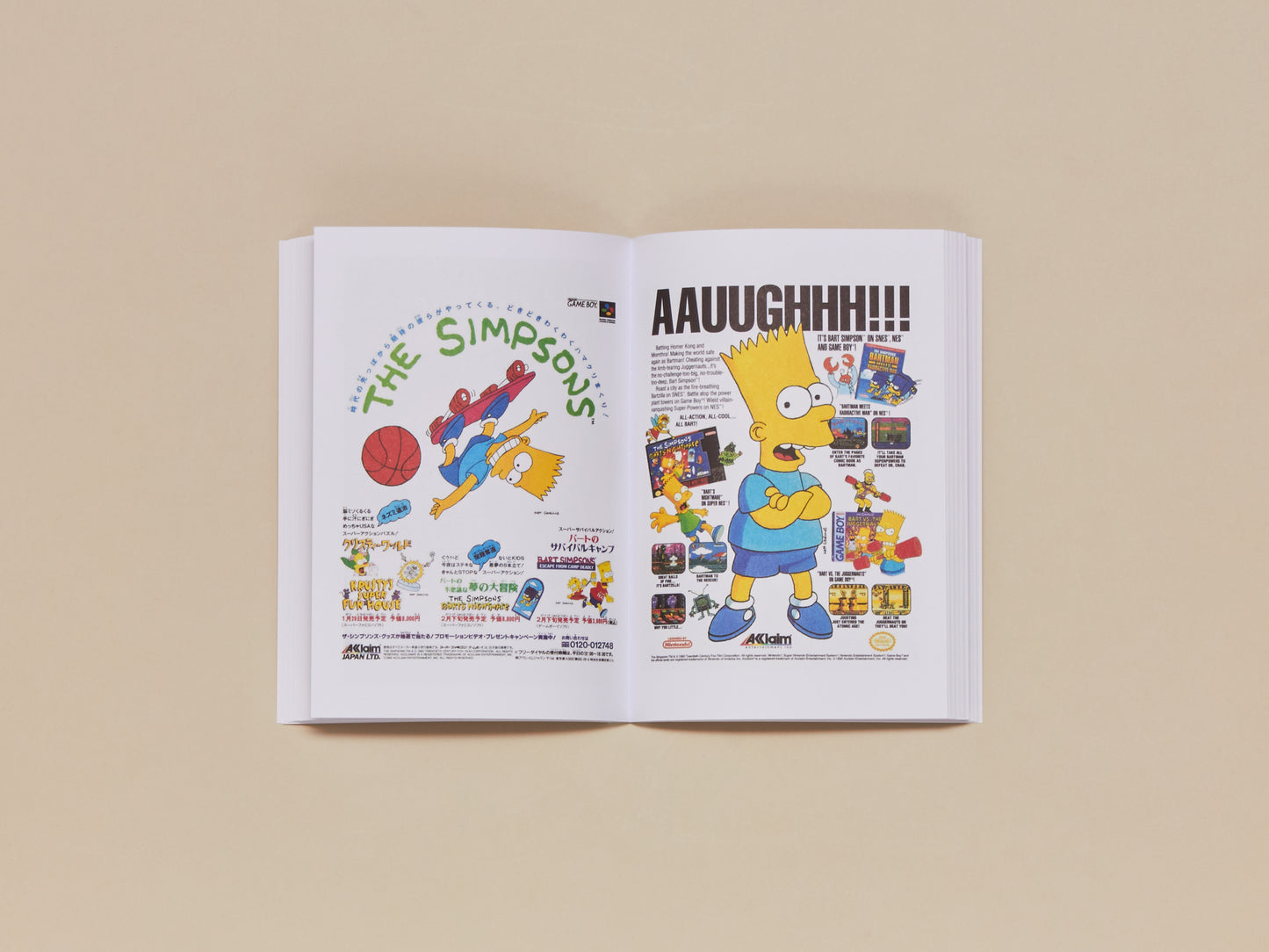 A Compendium of Print Advertising from The Simpsons