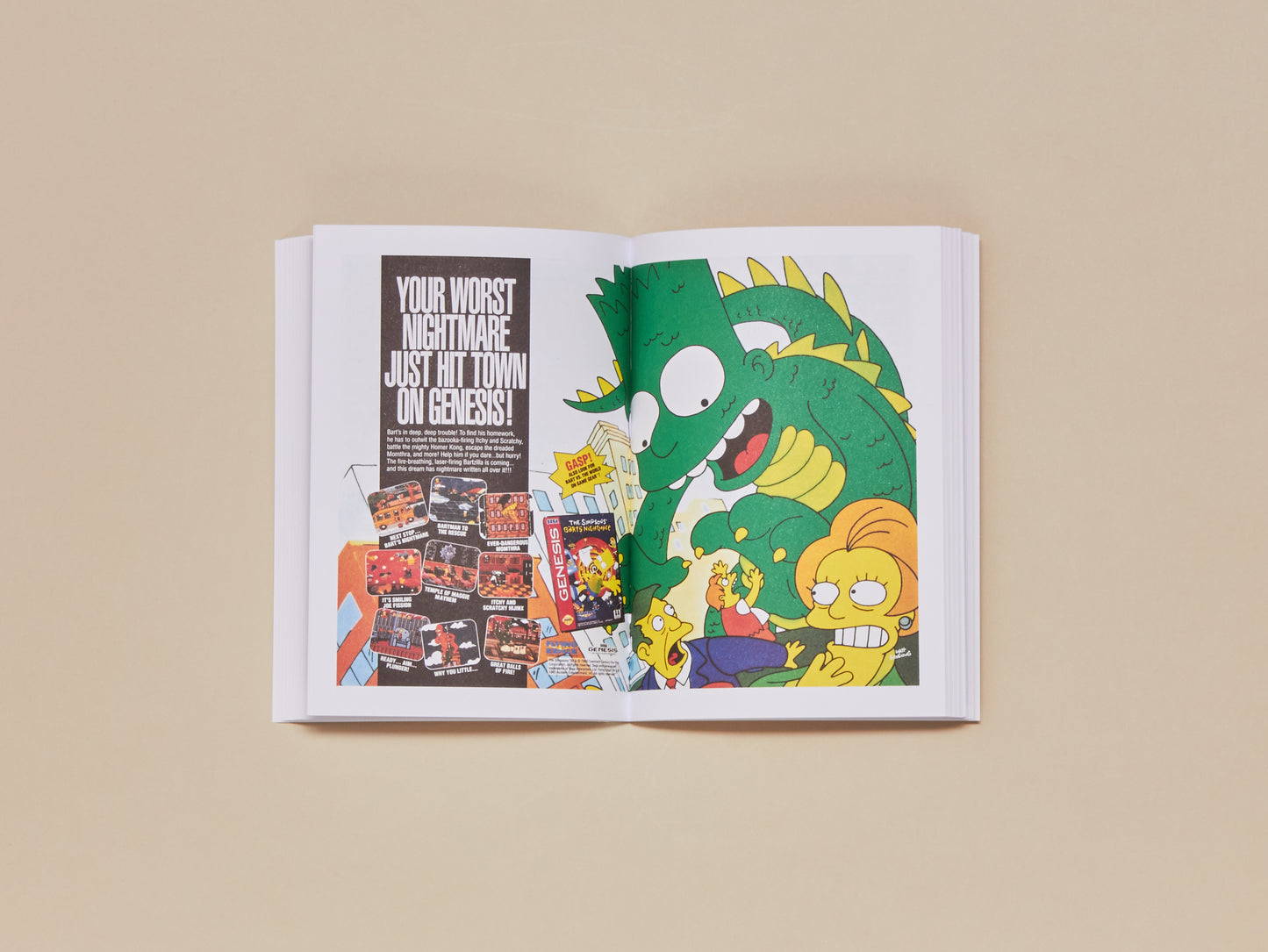A Compendium of Print Advertising from The Simpsons