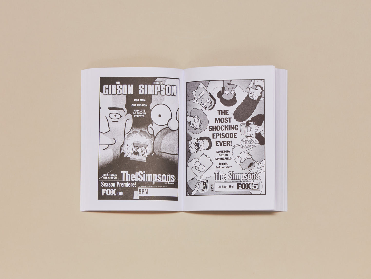 A Compendium of Print Advertising from The Simpsons