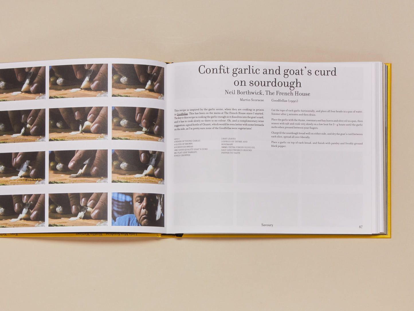 Cooking With Scorsese: The Cookbook