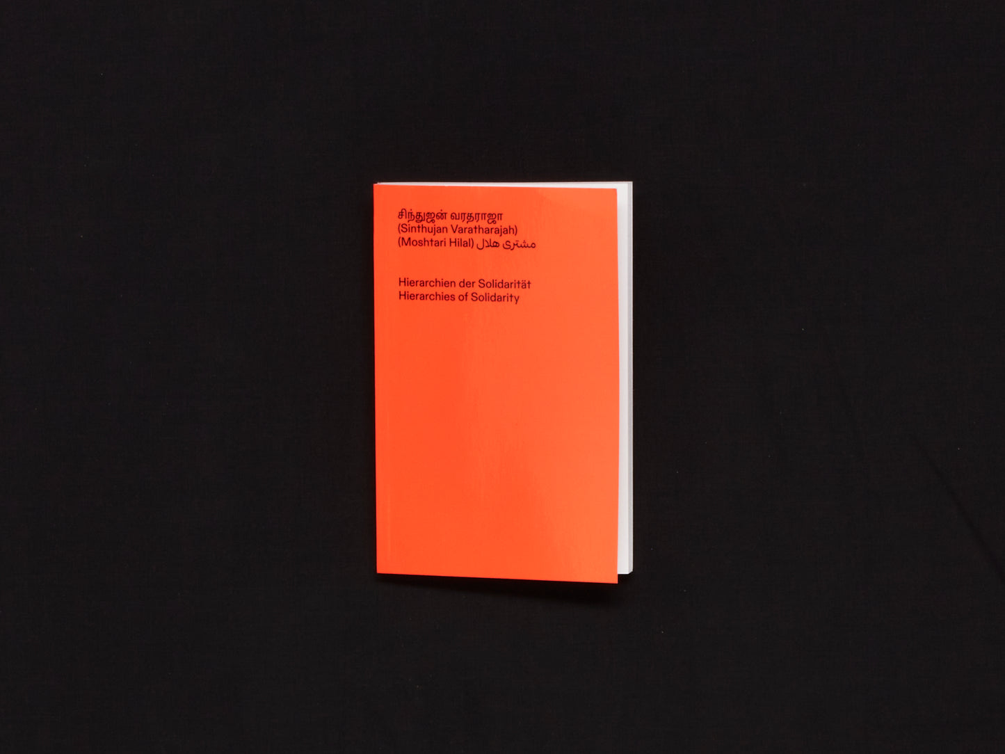 Moshtari Hilal, Sinthujan Varatharajah, Hierarchies of Solidarity