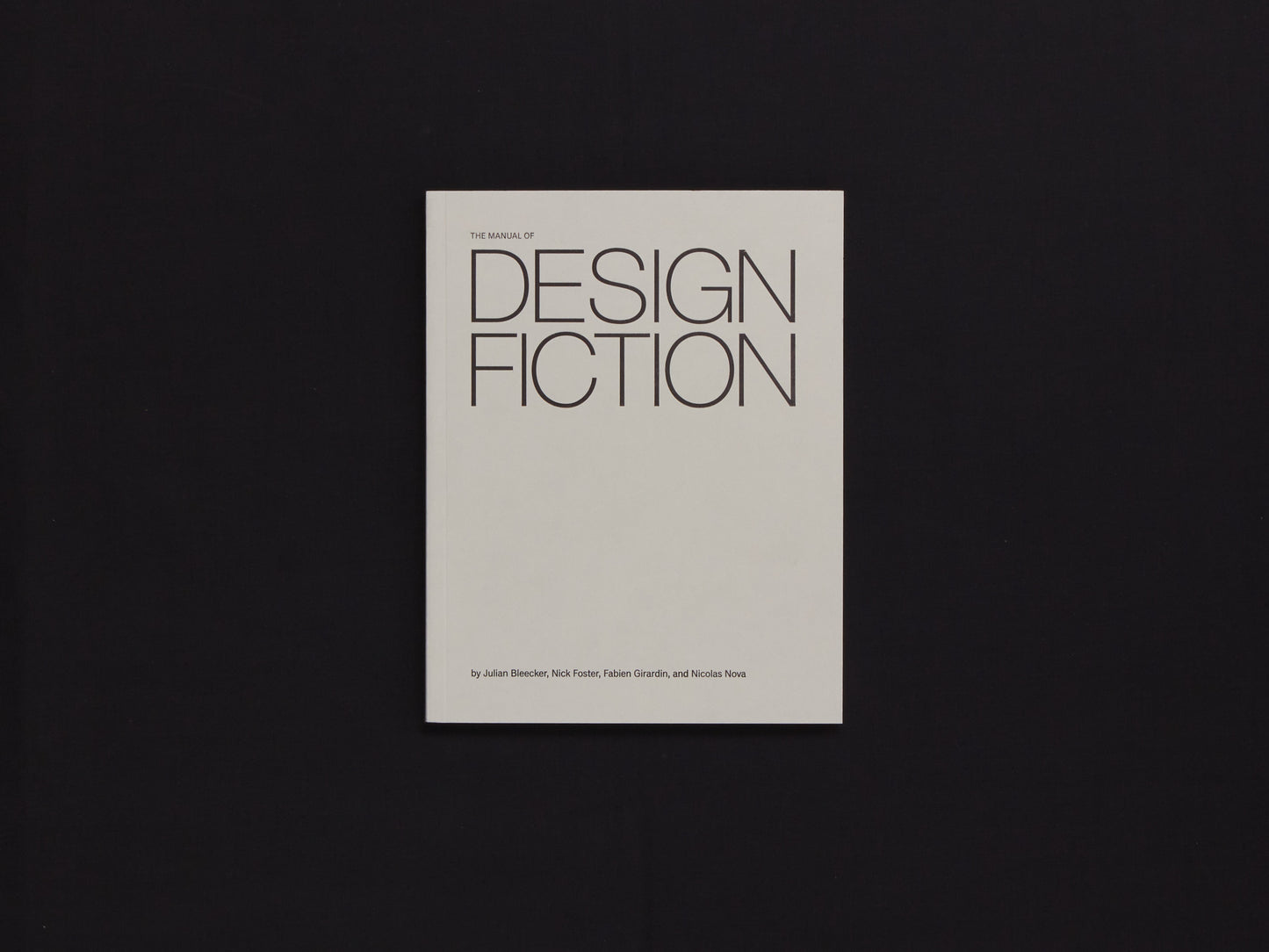 The Manual of Design Fiction
