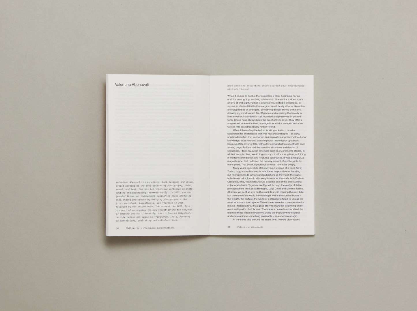 1000 Words, Photobook Conversations