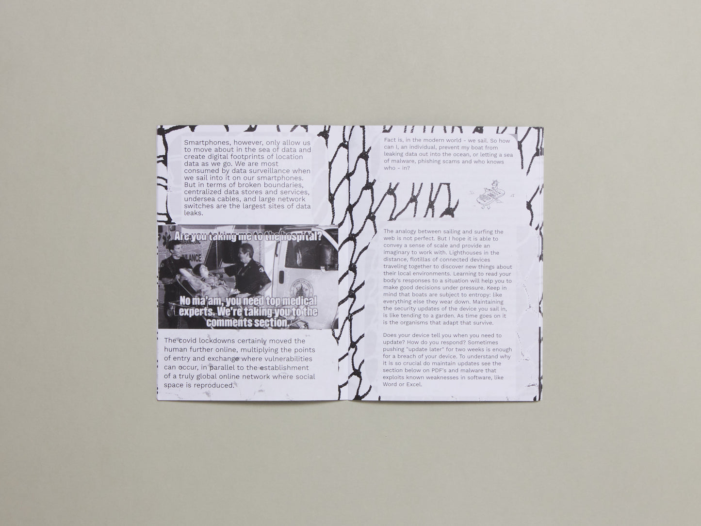 SPONGE ZINE #1 Assessing the Threats - Tech in Activism (2025) Third Edition
