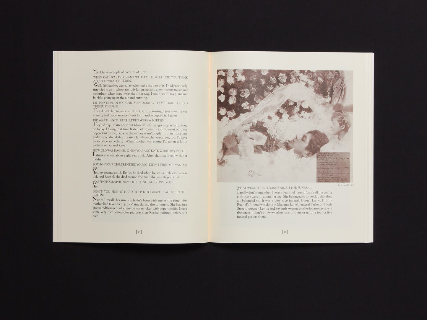 James Van Der Zee, Owen Dodson & Camille Billops, The Harlem Book of the Dead