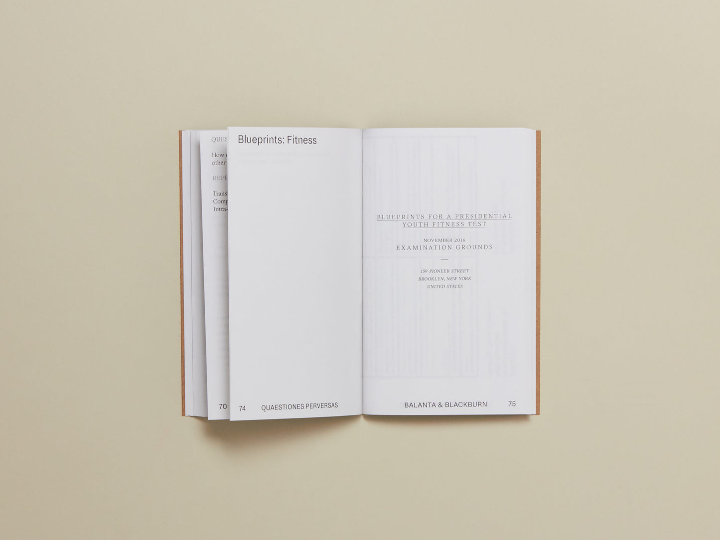 Beatriz E. Balanta & Mary Walling Blackburn, Quaestiones Perversas