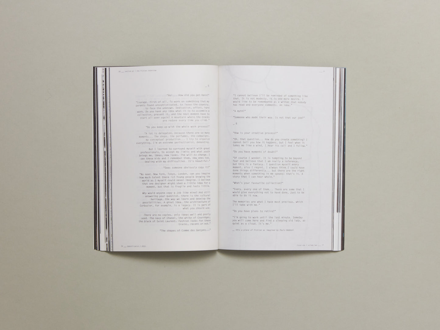 Doesn't Exist Issue 1: Rei Kawakubo