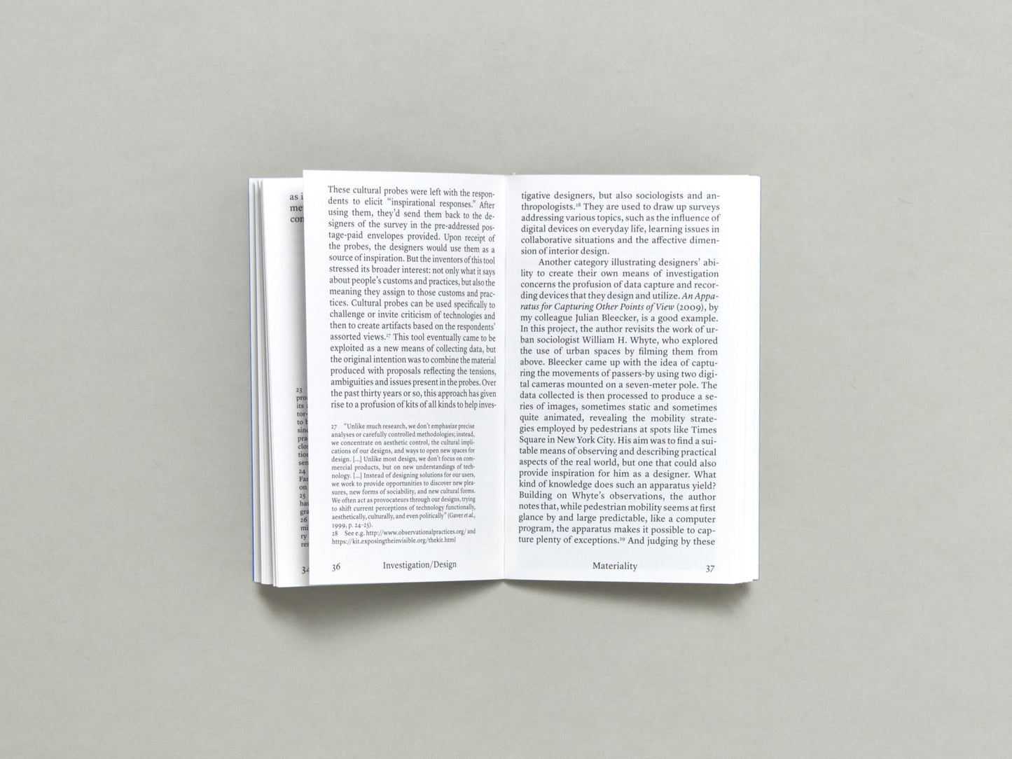 Nicolas Nova, Investigation/Design